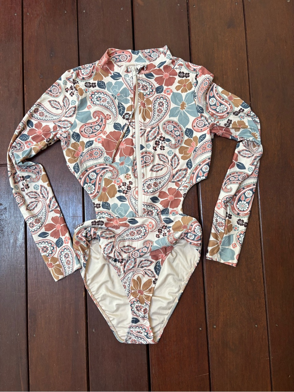 O'Neill Women's Large Mod Boho Dana Point One-Piece Surf Suit Swimsuit